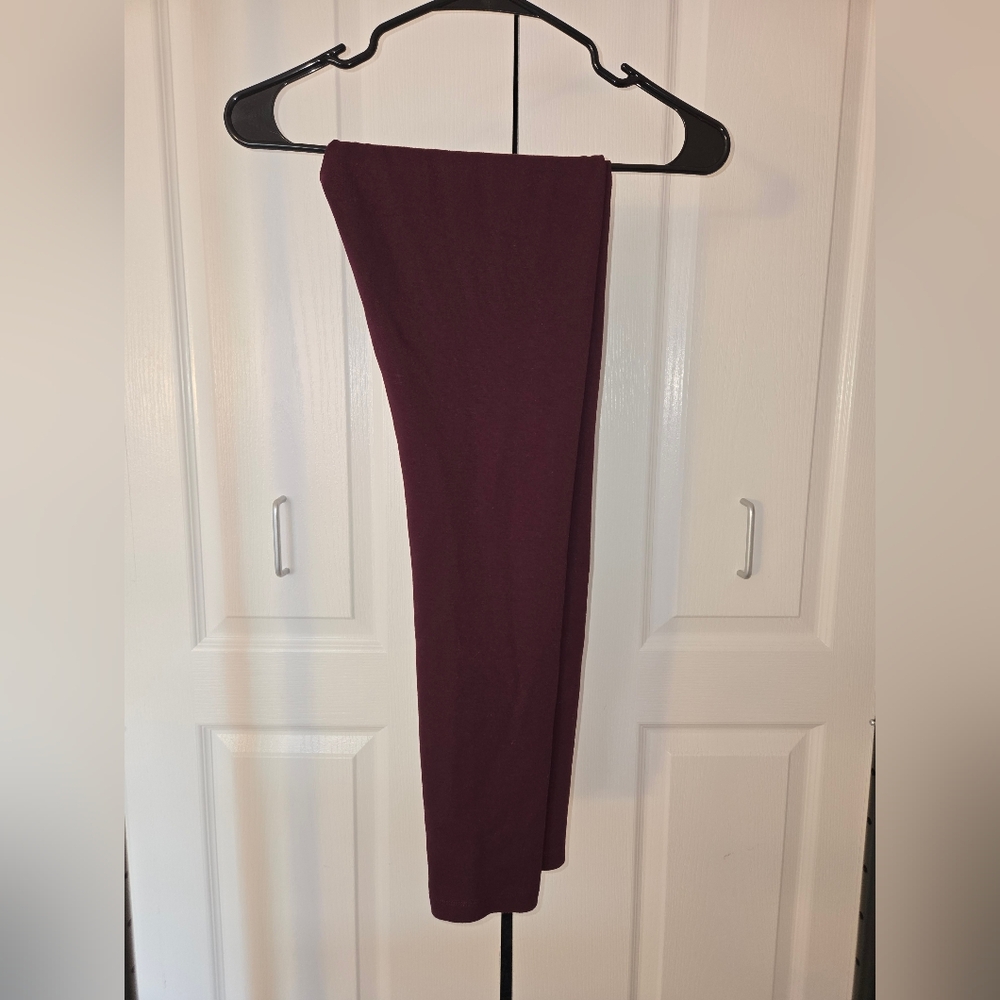 Daily Ritual Maroon Business Pants